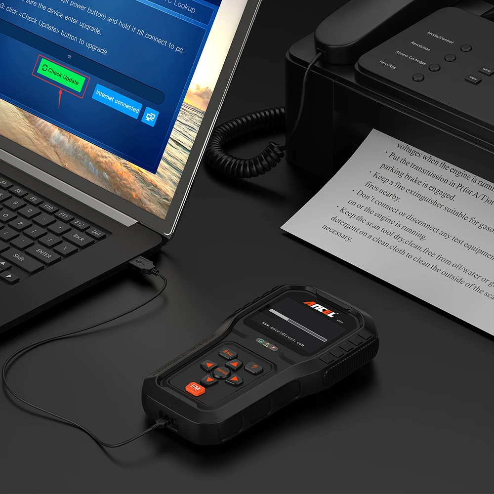 Ancel AD510 Pro Obd2 диагностический сканер полный Функция считыватель кода двигателя