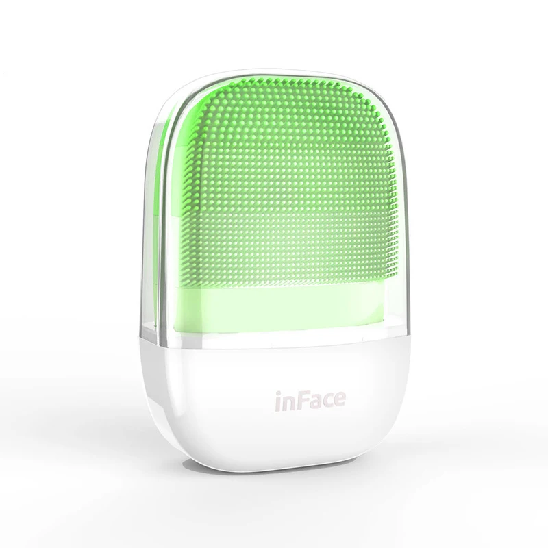 green Xiaomi inface мини щетка для очистки средняя ультразвуковая зубная щетка для очистки кожи пилы для лица - Цвет: green