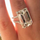 Кольцо женское, с фианитами, с кристаллами