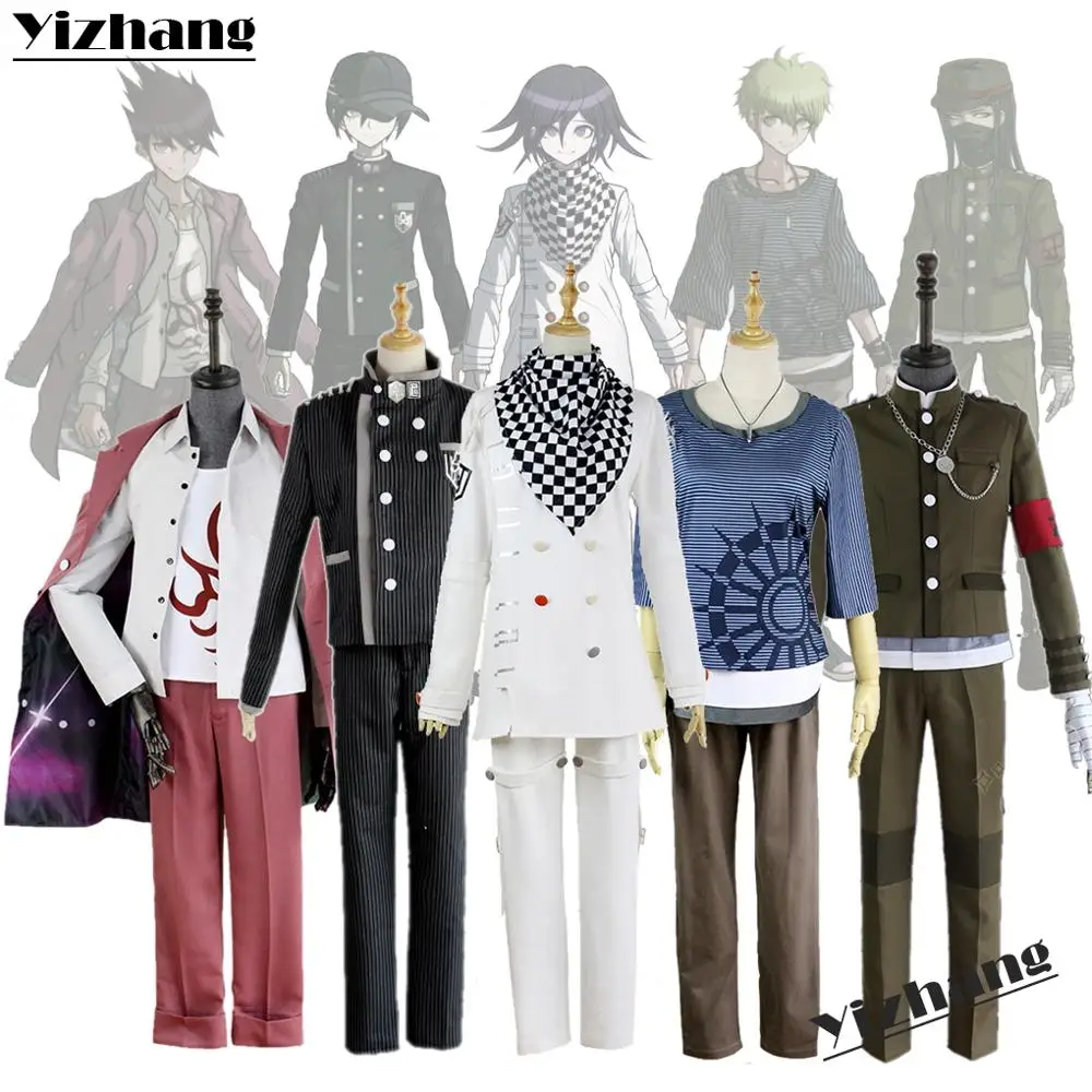Yizhang новая игра Danganronpa V3 Rantaro Amami Ouma kokichi Saihara Shuichi косплей костюм японская униформа