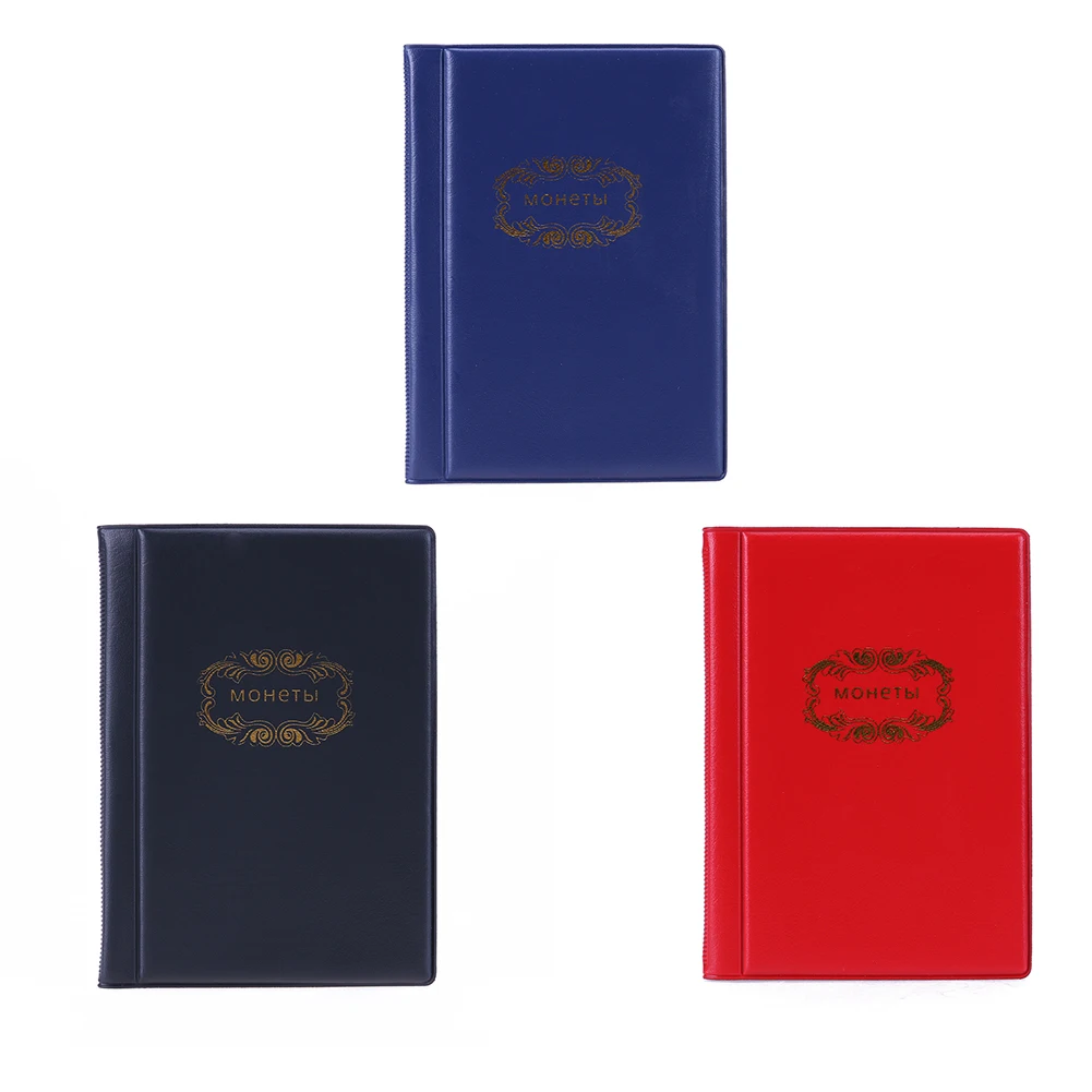 120 карманов Альбом для монет Коллекционная Книга Мини Пенни Монета хранения
