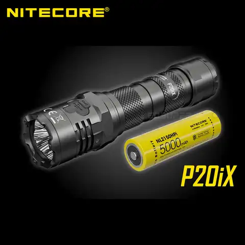 4000 люмен Nitecore P20iX USB-C перезаряжаемый тактический фонарик с аккумулятором NL2150HPi 5000 мАч