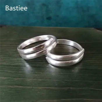 Bastiee 999 Sterling Silver Baby Cuff Bracelet For Kids Bangle Hmong Handmade Luxury Jewelry Birth Gift Bangles Adjustable Size