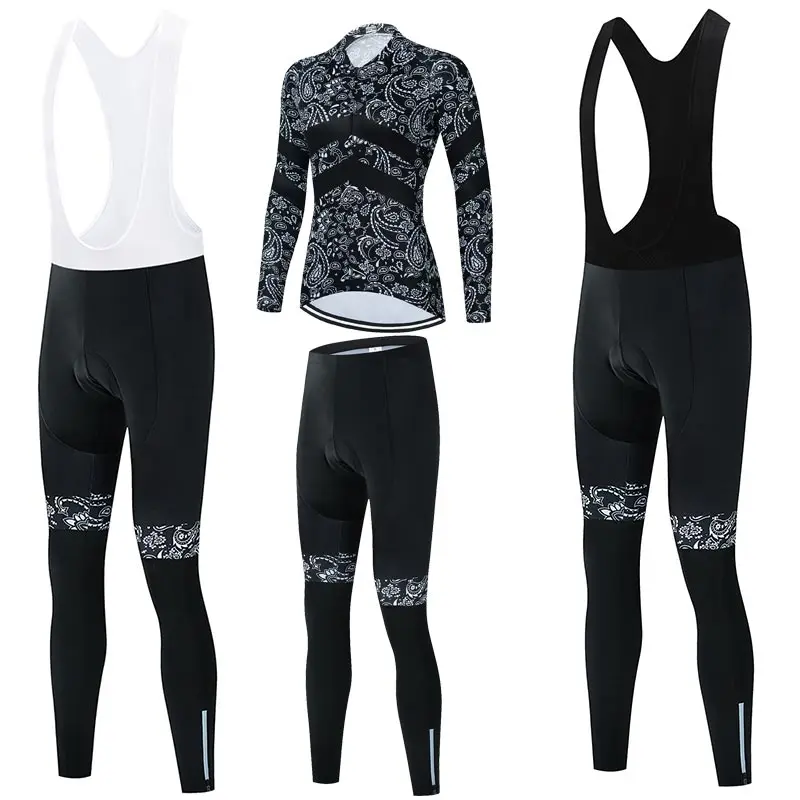 

SUDU SUDO Women Autumn Pro Cycling Jersey Set /Anti-UV MTB Bicycle Wear Ropa Ciclismo Cycling Clothes Cycling Clothing For Women