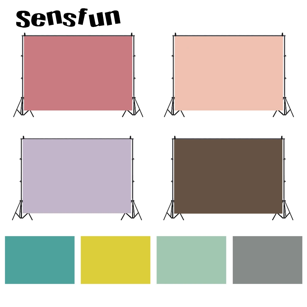 

Solid Color Vinyl Photography Backdrop Pure Color Children Adult Backgrounds For Photo Studio Photobooth Photocall Photophone