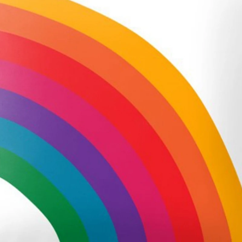 

Retro Sunset Rainbow Square Pillowcase Living Room Sofa Pillow Cushion Cover Bedroom Comfortable Home Decor