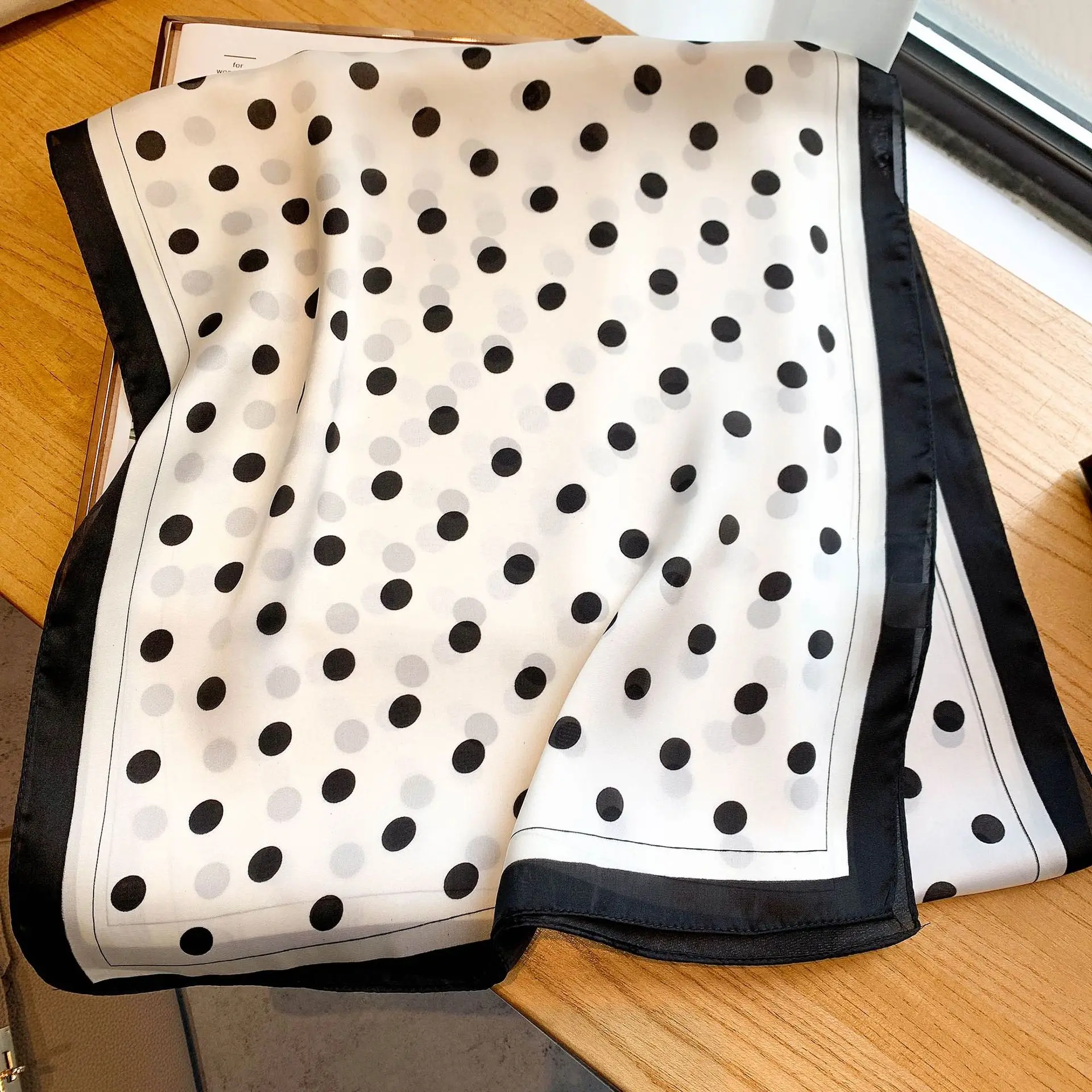 Роскошные Брендовые женские летние шелковые шарфы шали палантины мягкий женский