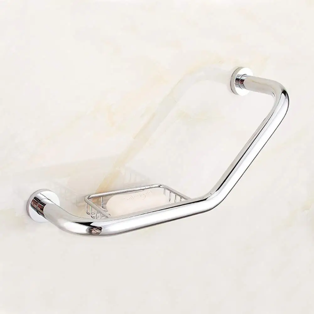 Безопасная ручка из нержавеющей стали для ванной комнаты нескользящая поручни с