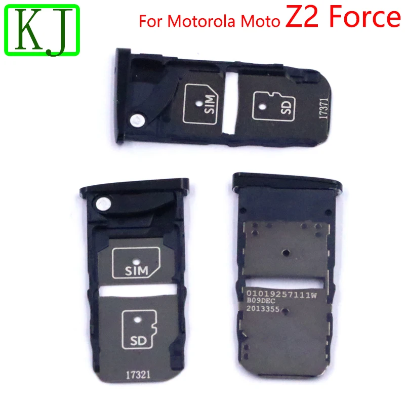Сзади Z2 сила sim-карты лоток Слот держатель для Motorola Moto Z2Force SD sim-карты слот адаптер