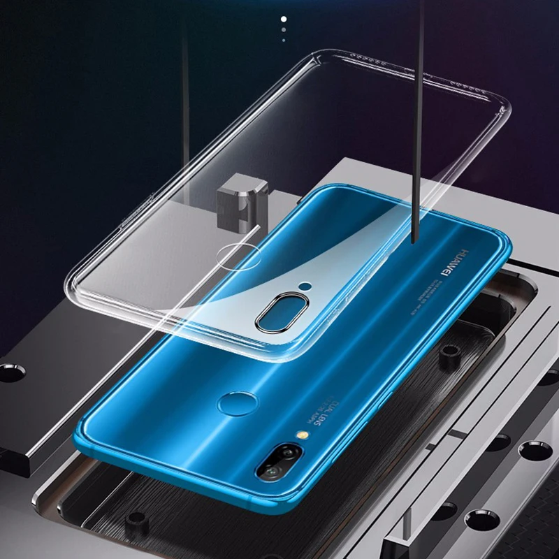 Чехол MAKAVO для Huawei Nova 3 тонкий прозрачный силиконовый чехол из ТПУ Прозрачная