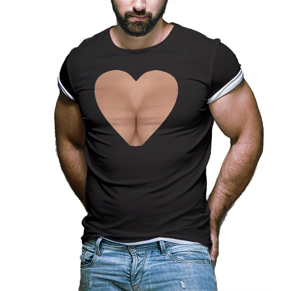 

3D pattern T shirt Men Short sleeve shirt Summer fashion personality T shirts strret fashion Gothic Slim Mens Clothing T-shirt