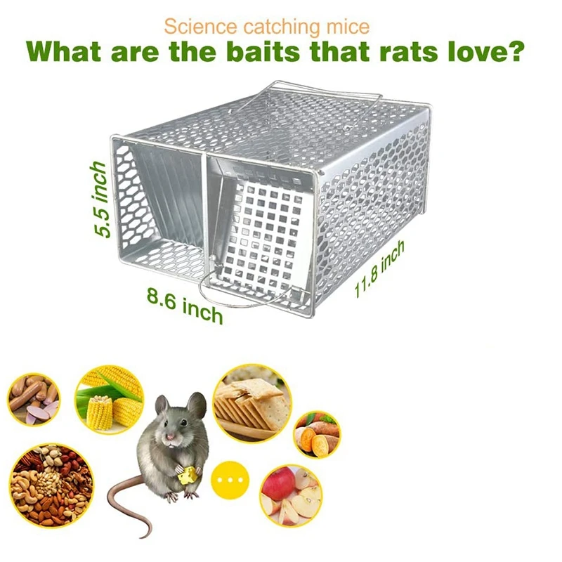 Непрерывная ловушка для мышей очеловеченная может ловить много одновременно