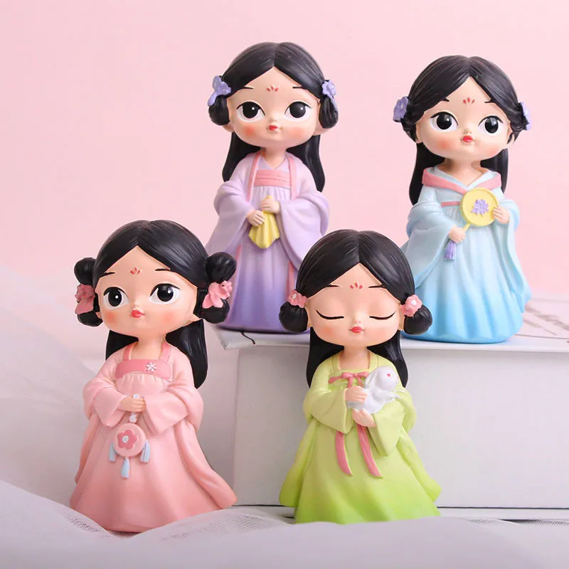 Лидер продаж Детская кукла в китайском стиле Hanfu для девочек игрушки малышей на