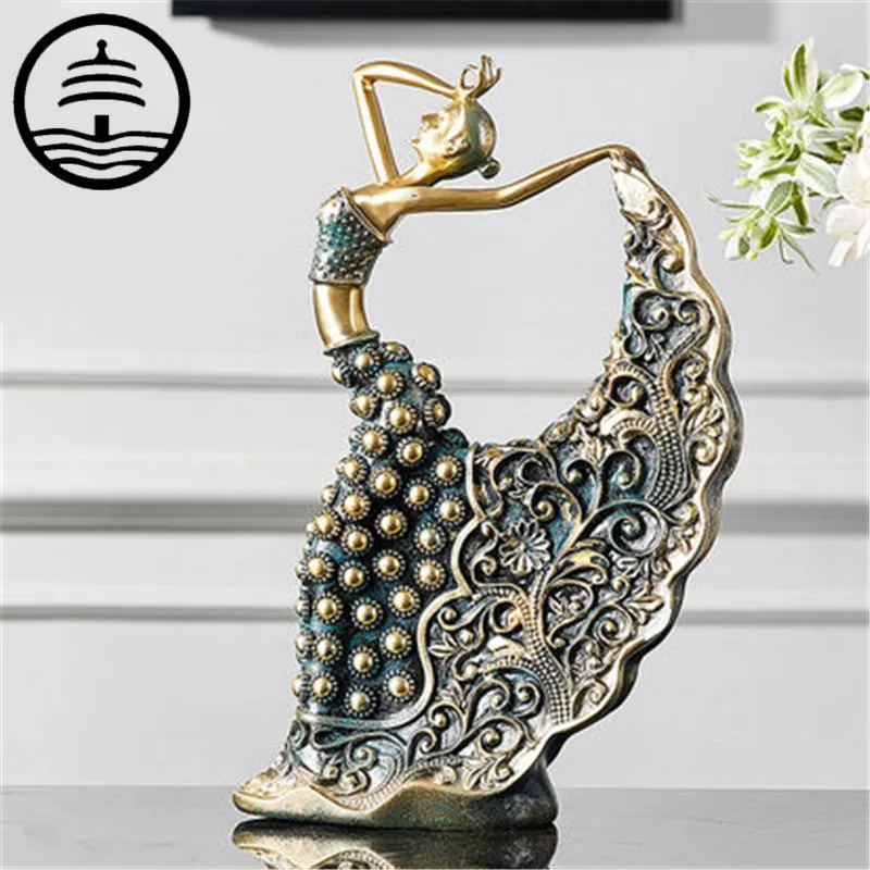 

Статуэтка павлина Bao Guang Ta, коллекция скульптура танцор года, статуэтка ручной работы из смолы для гостиной, спальни, танцев, подарки A2313