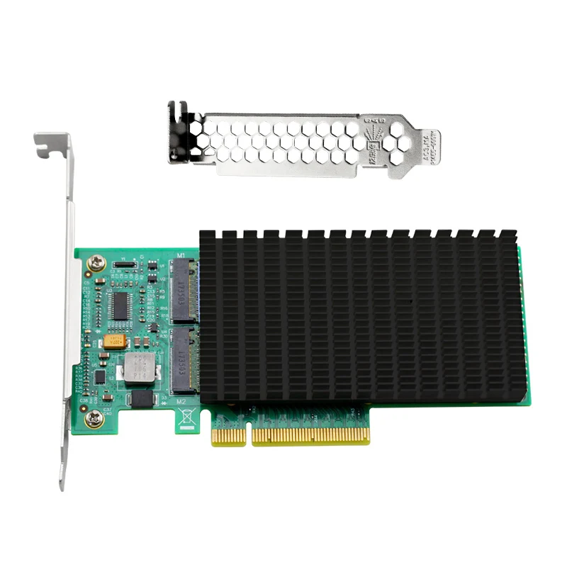 ANM02PE08 NVMe до M.2 мобильный телефон PCIe 3 0 X8 12g поддержка 2 HDD не с SSD|Платы расширения| |