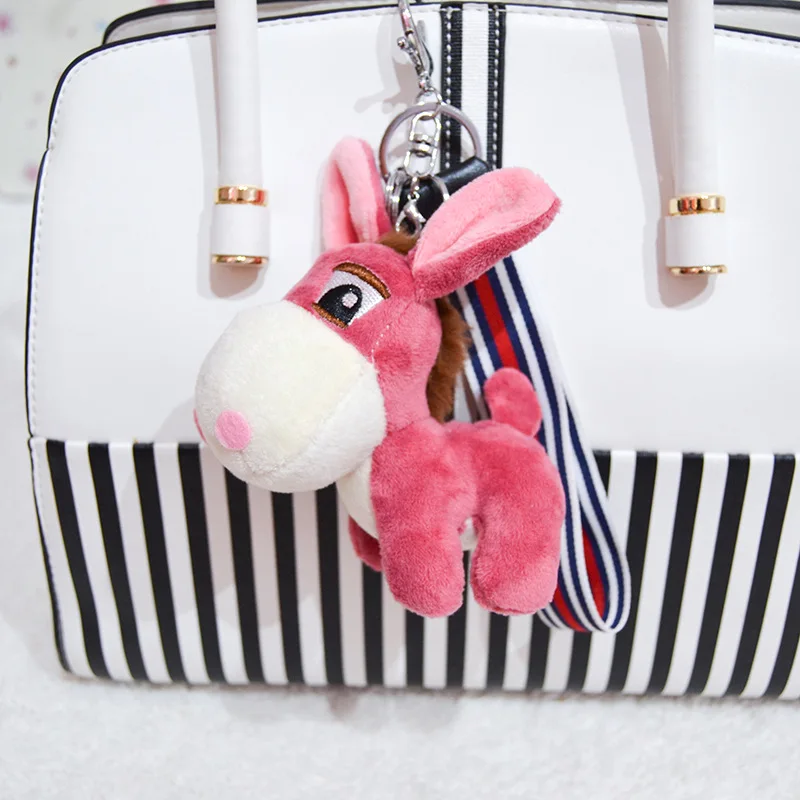 6 Colors kawaii plush Cute Cartoon Donkey Toys Stuffed Animals stitch Stylish Thanksgiving Day Keychain pendant | Игрушки и хобби