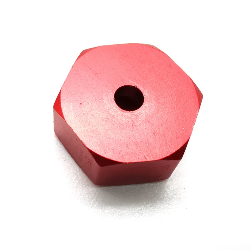 

2 Set RC Car Part: 1 Set 5mm to 12mm Metal Combiner Wheel Hub Hex Adapter & 1 Set Metal Rear Bridge Axle with Gear