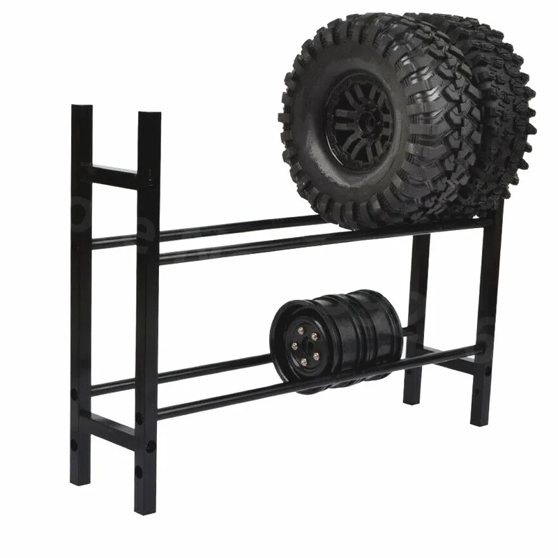 Алюминиевые RC Легковые шины стеллаж для хранения колеса полка 1/10 Масштаб