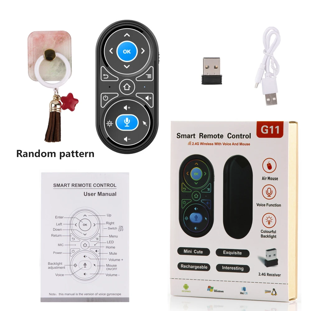 G11 умная воздушная мышка голосовое дистанционное управление литиевая батарея
