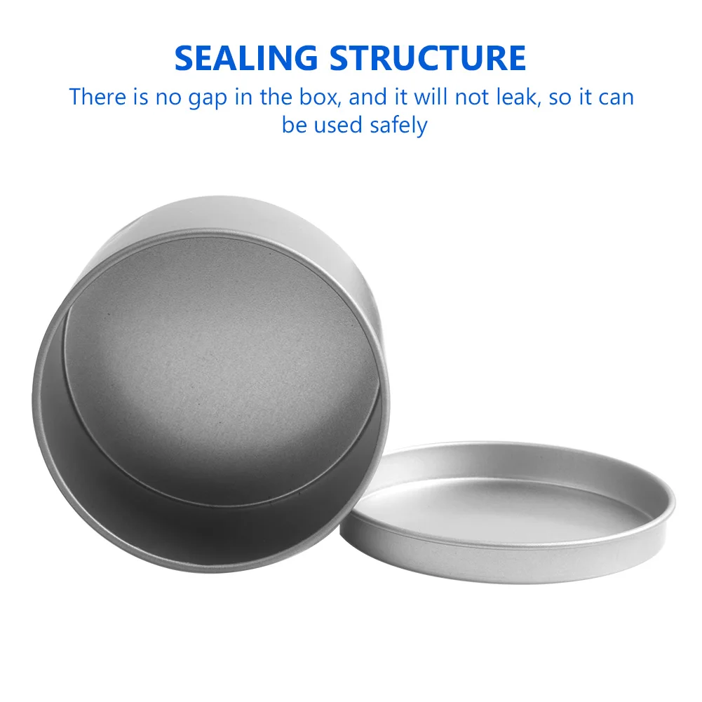 

12Pcs Candle Making Art Craft Storage Empty Box Round Meta Pot for Essential Oil Soy Cosmetic Container Tins DIY Candle Supplie