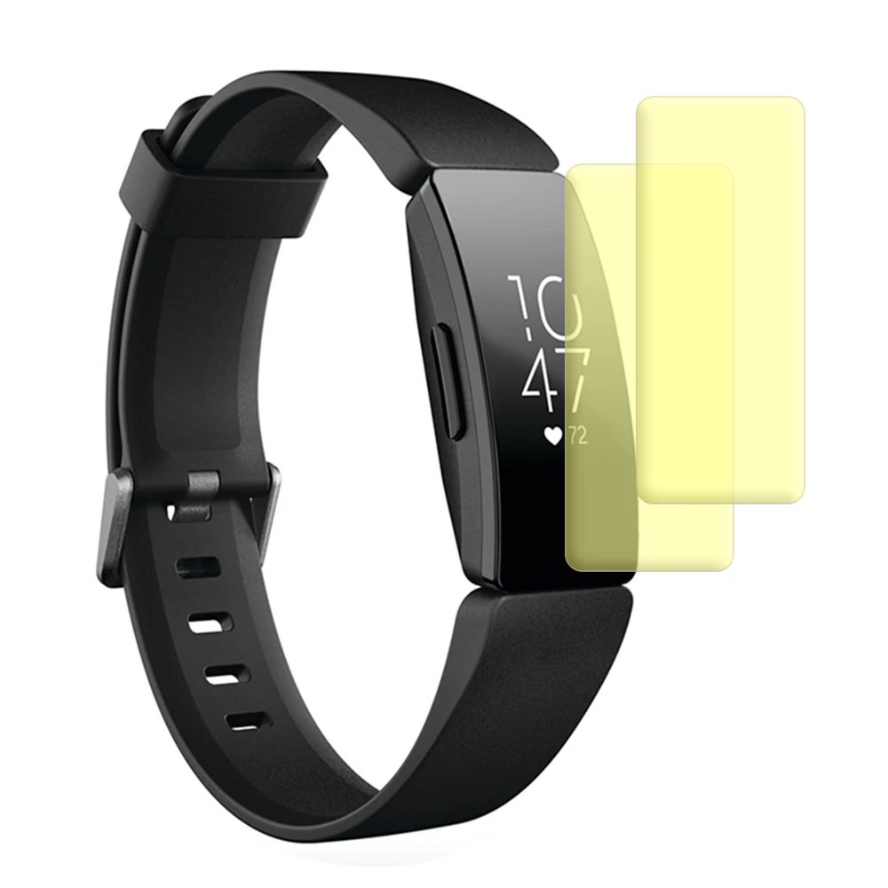 (6 шт. в упаковке) Защитная пленка для Fitbit Inspire HR (Fitbit Inspire) (полное покрытие)