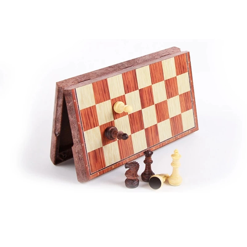 Plastic Chess Set Game Games of International Magnetic Folding Chessboard Pieces Chessman I16 | Спорт и развлечения