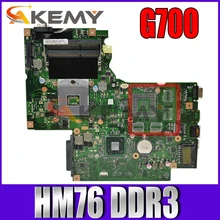 Akemy 11S90003042 BAMBI MAIN BOARD REV 2.1 For Lenovo ThinkPad G700 Laptop Motherboard 17.3 inch screen HM76 DDR3 SLJ8E WORKS