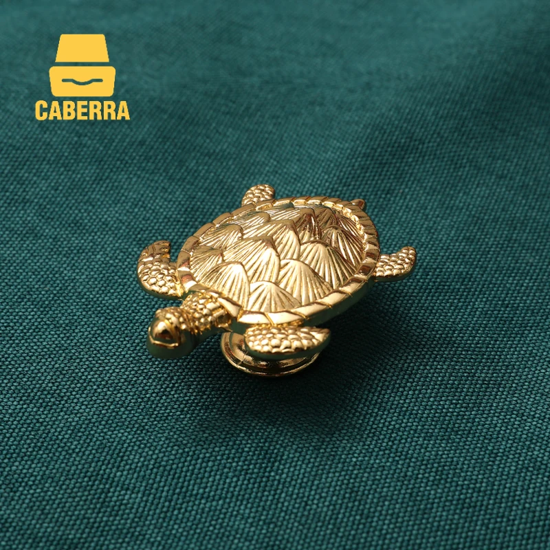 

Copper Color Furniture Handles Turtle-shaped Drawer Knobs Handles for Cabinets and Drawers Dresser Knobs Wardrobe Pulls