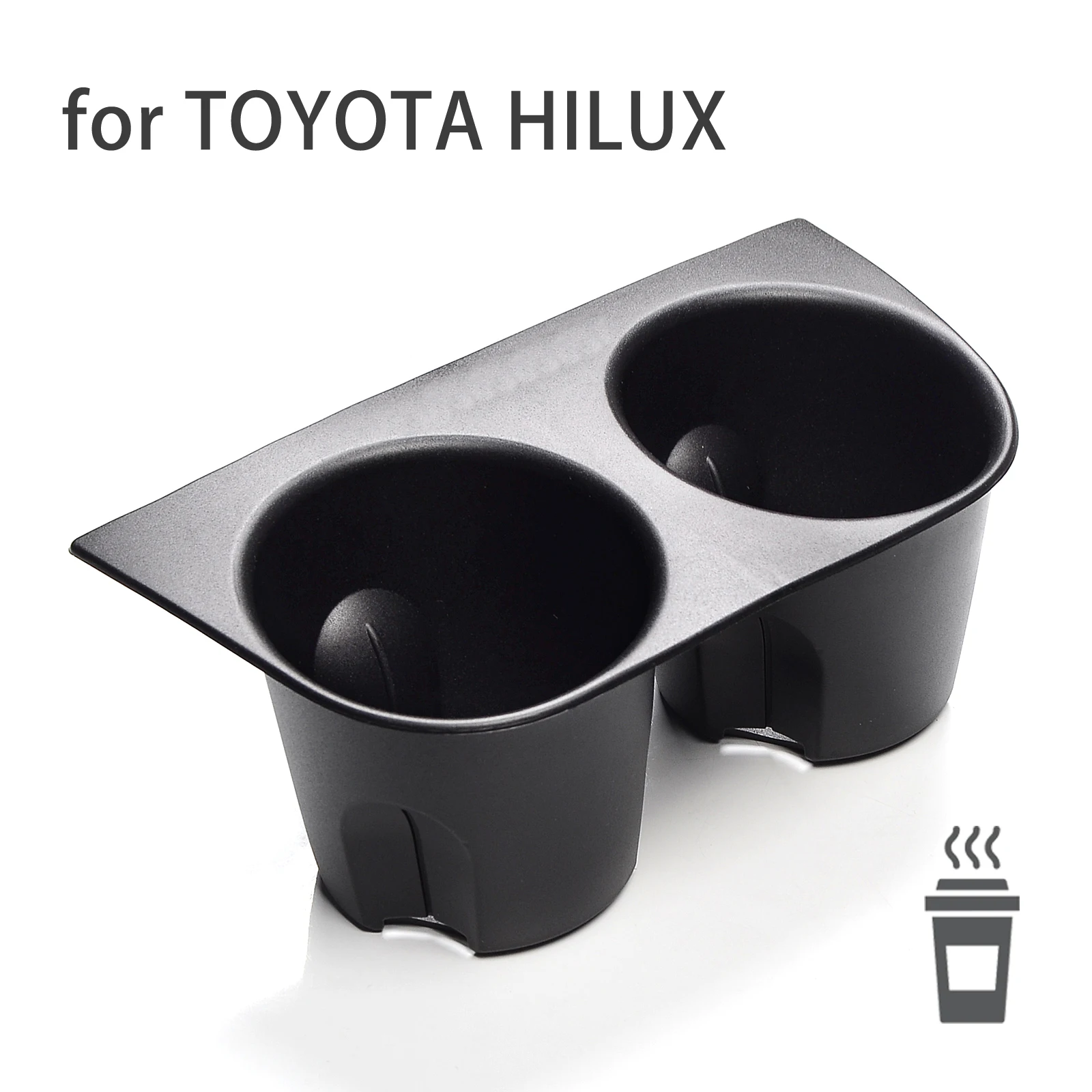 

Держатель для стакана для воды, коробка для хранения для Toyota Hilux SR5 4x 4 2015 - 2022 REVO, автомобильные аксессуары, коробка для чашек, нескользящий коврик, амортизирующий