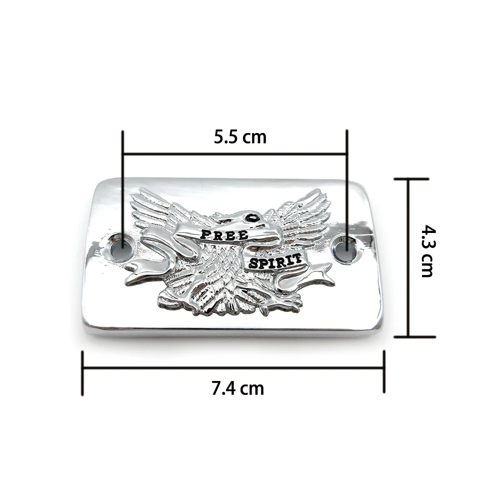 

Chrome Front Billet Brake Master Cylinder Fluid Reservoir Cover Oil Cap For Suzuki Intruder 1400 1500 Boulevard S83 C90 1 Piece