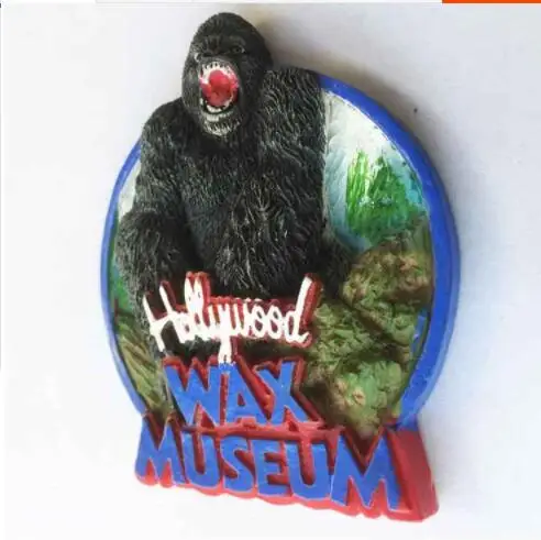 Музей воска в США Голливуд туристические сувениры на магните холодильник