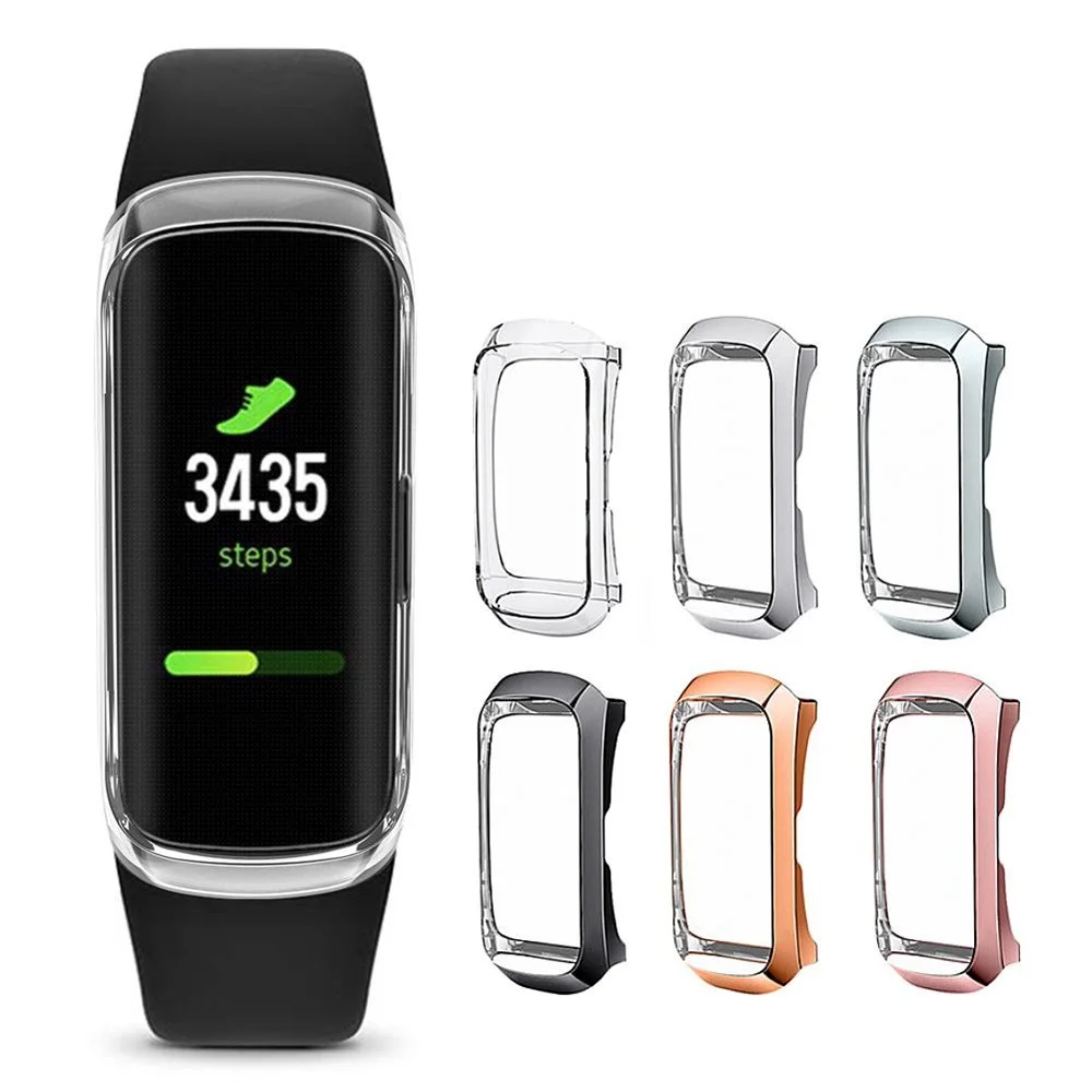 Чехол с покрытием из ТПУ для Samsung Galaxy Fit SM R370 360 ° защитный чехол полным смарт часов