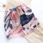 Женские Летние повседневные шорты 2021 летняя пижама с принтом свободные штаны тонкие Классные удобные домашние шорты Femme, для сна, нательное белье, одежда для сна