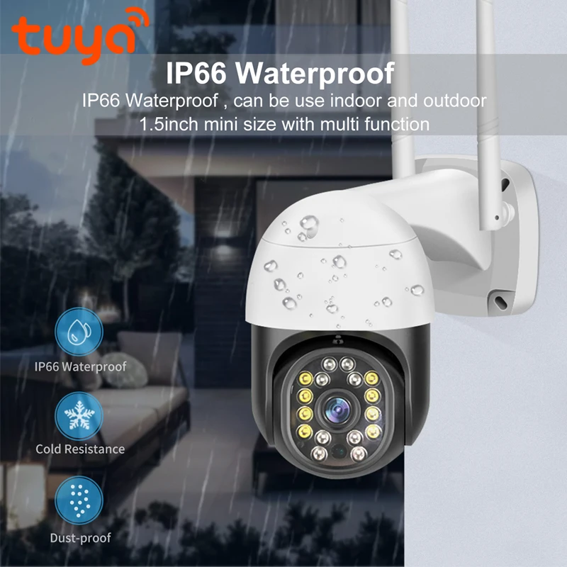 Wi Fi Tuya Smartlife с Cam Smart Home1080P PTZ IP Камера автоматическое слежение за видеонаблюдение 2MP