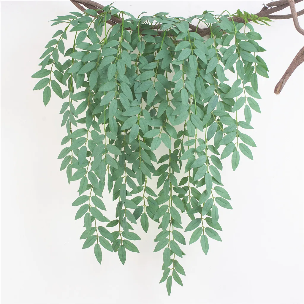 

Vines Artificial willow garlands For wedding Garden Balcony Decoration