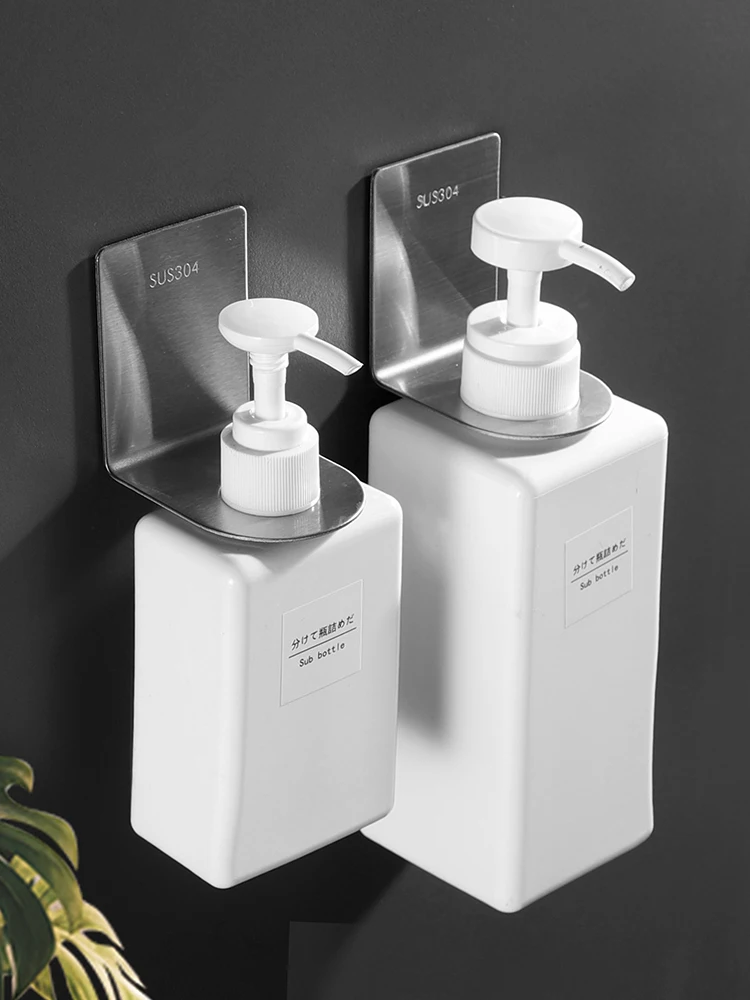 Настенный держатель для шампуня из нержавеющей стали 1 шт.|Подставки хранения и
