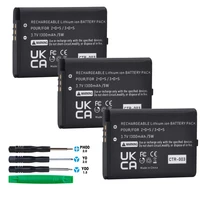1300mah ctr 003 battery 3 pack for nintendo 3ds 2ds 2ds xl 3 7v 5wh rechargeable li ion battery pack repair part with tools