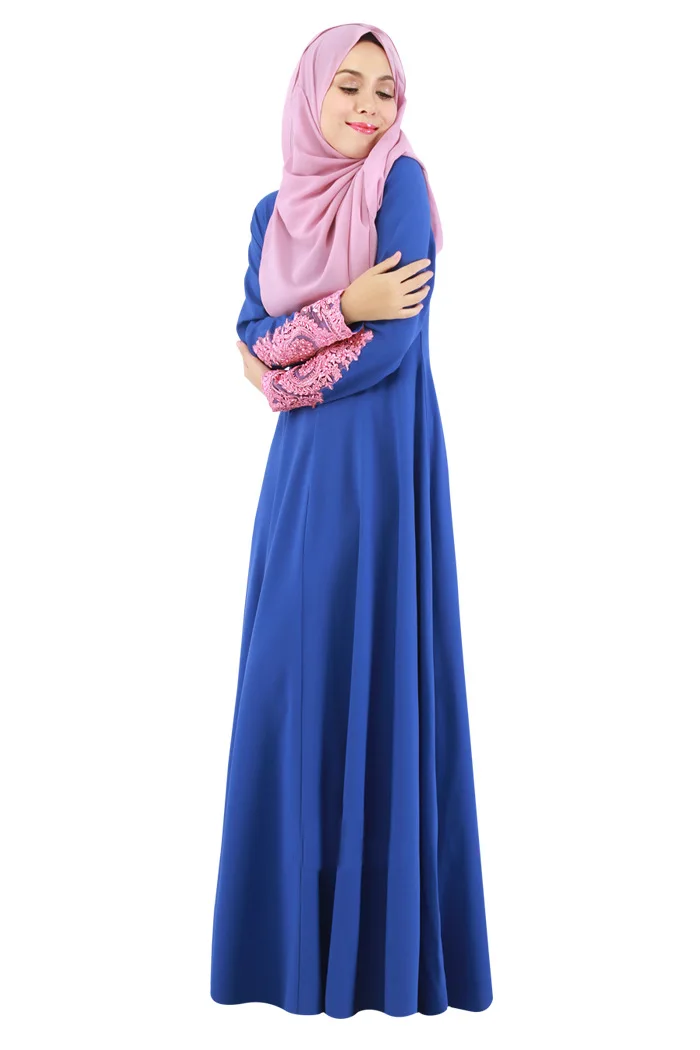 2020 Новое арабское платье с вышивкой Abaya Дубай Малайзия Турция мусульманский