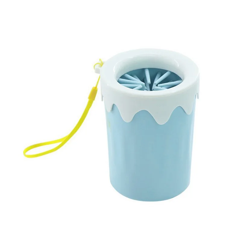 

Dogs Paws Washing Tool, Pet Portable Cleaning 360-degreed Foot Cup With Soft Silicone Brush