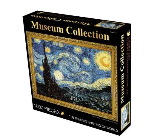 

Пазл 1000 штук знаменитая живопись мира взрослые Пазлы 1000 дети Паззл-конструктор креативность Imagine развивающие игрушки новинка