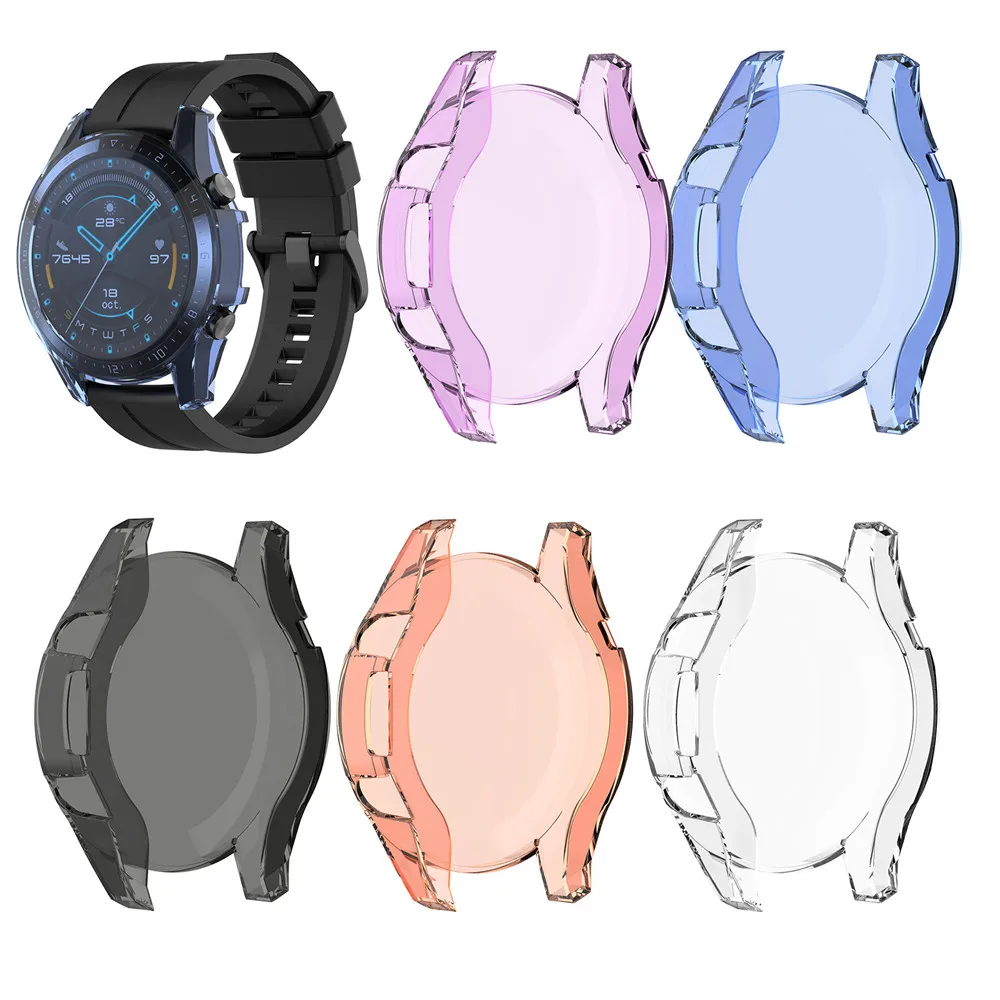 Всесторонний защитный чехол для часов HUAWEI Watch GT2 46 мм аксессуары экрана от