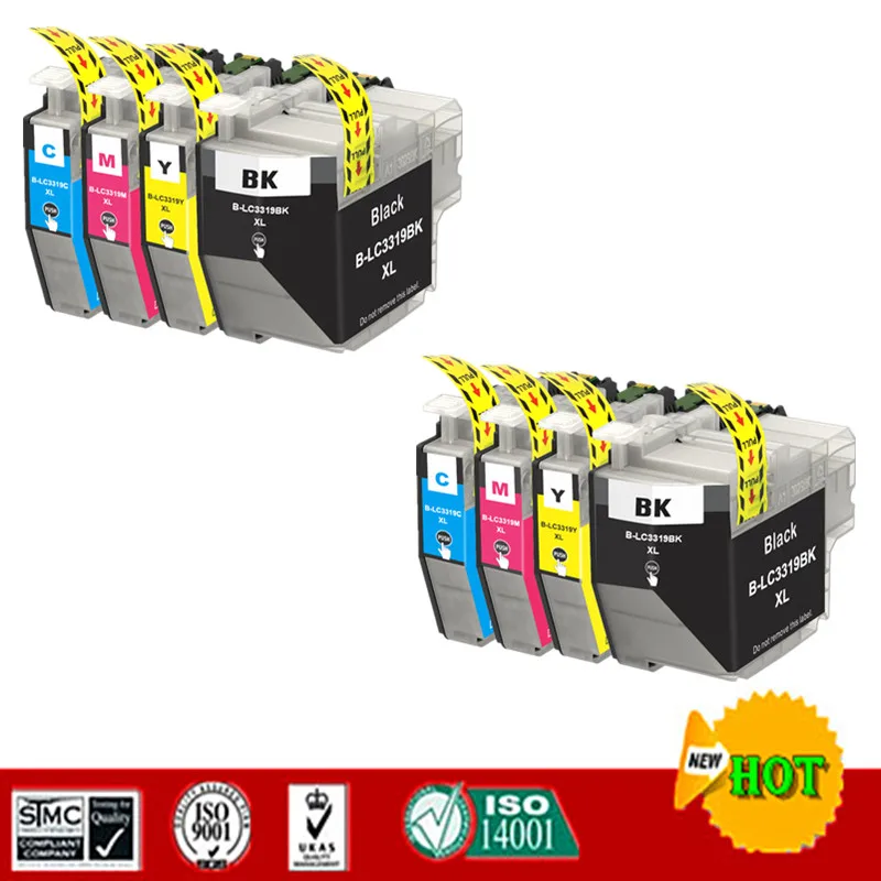 Сменный картридж с чернилами для LC3319 LC3319XL подходит Brother MFC-J6530DW MFC-J6730DW MFC-J6930DW MFC-J5330DW