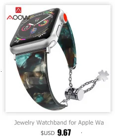 Блестящий силиконовый ремешок для часов для Apple Watch 38 мм 42 мм 40 мм 44 мм прозрачный сияющий мужской женский браслет ремешок для iWatch 1 2 3 4