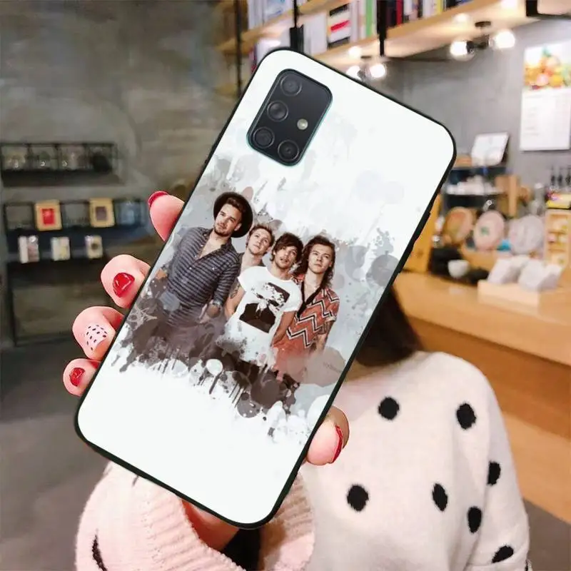 Односторонний мягкий черный чехол для телефона Samsung Galaxy A21S A01 A11 A31 A81 A10 A20 A30 A40 A50 A70