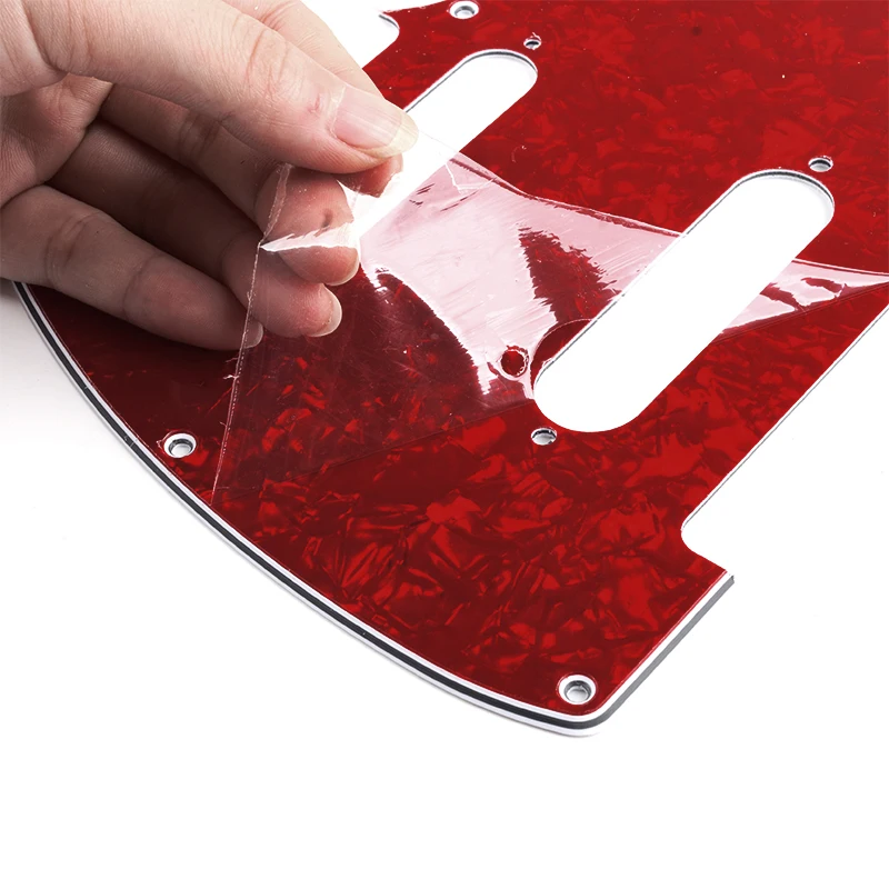 Tele Pickguard 3 слойная с 2 отверстиями для пикапа одной катушкой 8 скрепленная пластина
