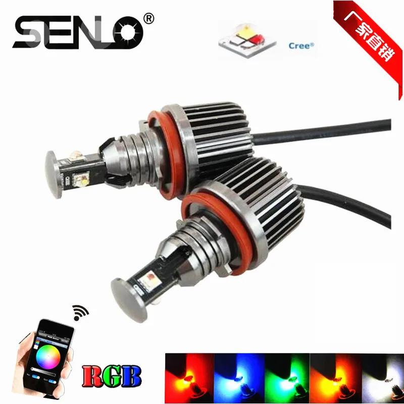 Светодиодный Маркер angel eye rgb светодиодный светильник RGBW canbus для bm w E60 E61 E63 E64 E87 X3 E39