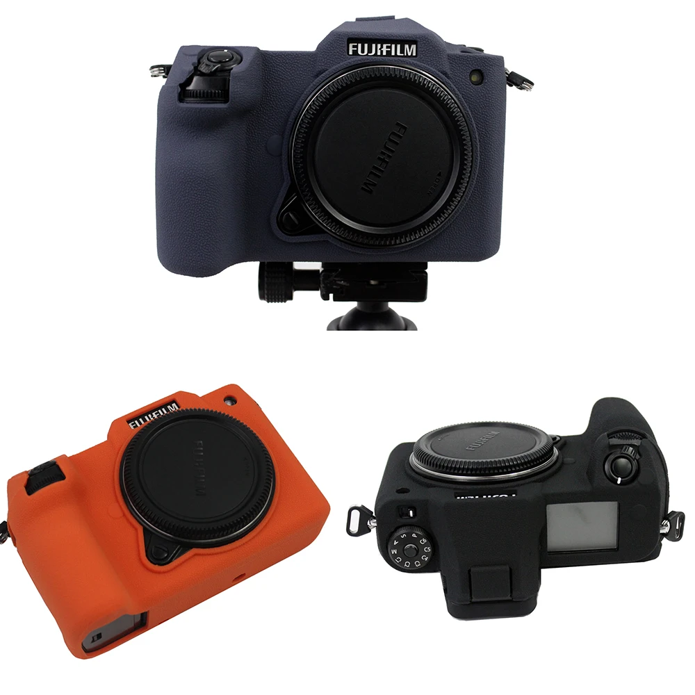 

Portable Nice Soft Camera Bag Silicone Case For Fujifilm GFX100S GFX 100S Rubber Camera Body Cover Skin Protective