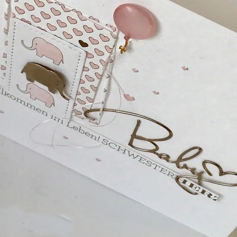 Baby Metal Cutting Dies Stencil Scrapbooking DIY Album Stamp Paper Card Embossing Decor Craft New for 2020 | Дом и сад