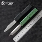 Тактический нож Hifinder, уличный кухонный инструмент с алюминиевым лезвием, D2, для ежедневного использования, охоты, кемпинга, выживания, ужина