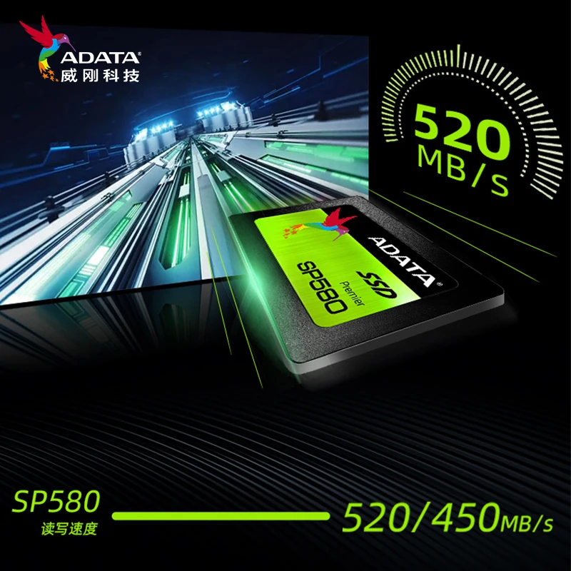 ADATA SP580 SSD PC Desktop 120GB 240GB 2.5 inch SATA III HDD Hard Disk HD Notebook 480GB 960GB Internal Solid State Drive | Компьютеры и